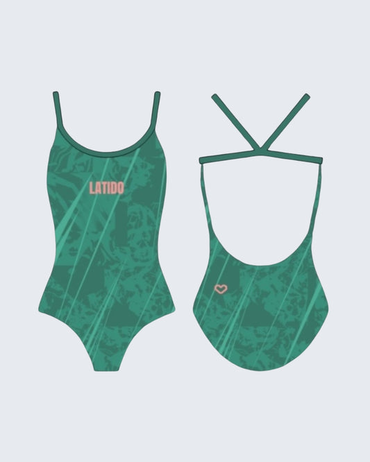 Vestido de baño Verde Salvaje